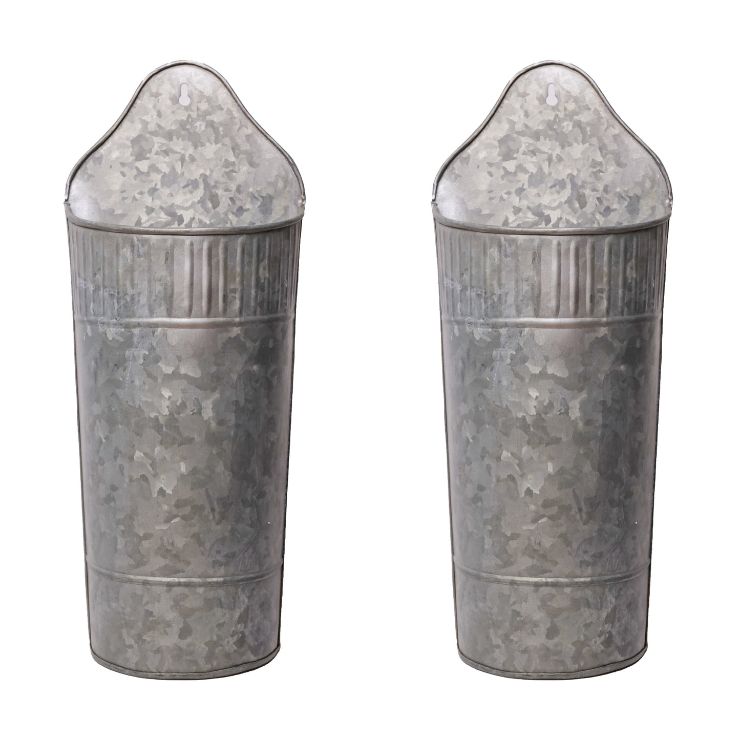 Galvanized Wall Planter