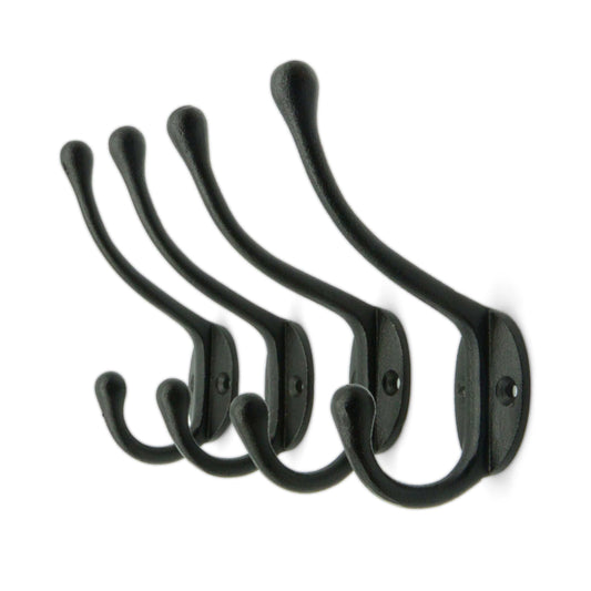 Classic Slender Cast Iron Wall Hooks