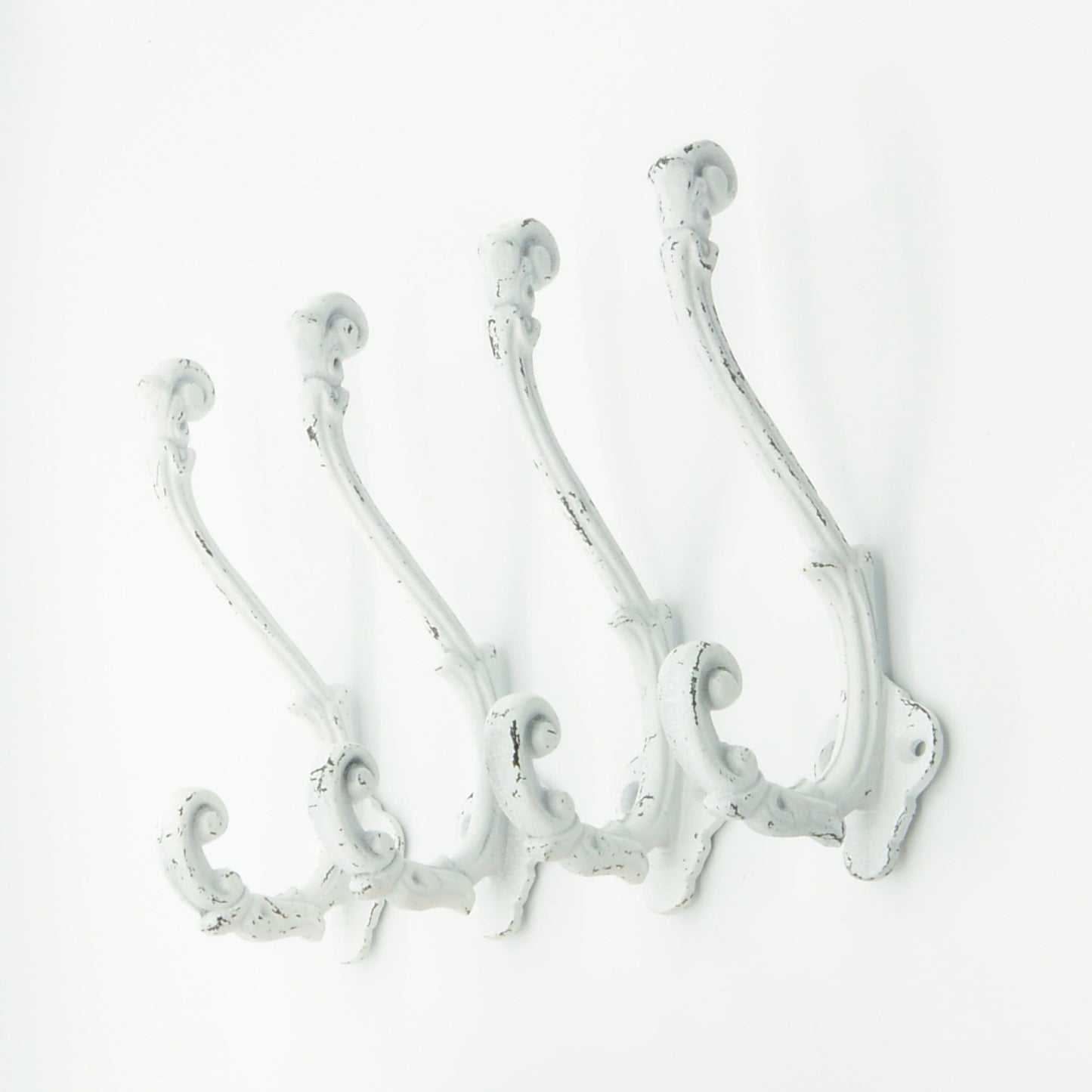 French Slender Cast Iron Wall Hooks