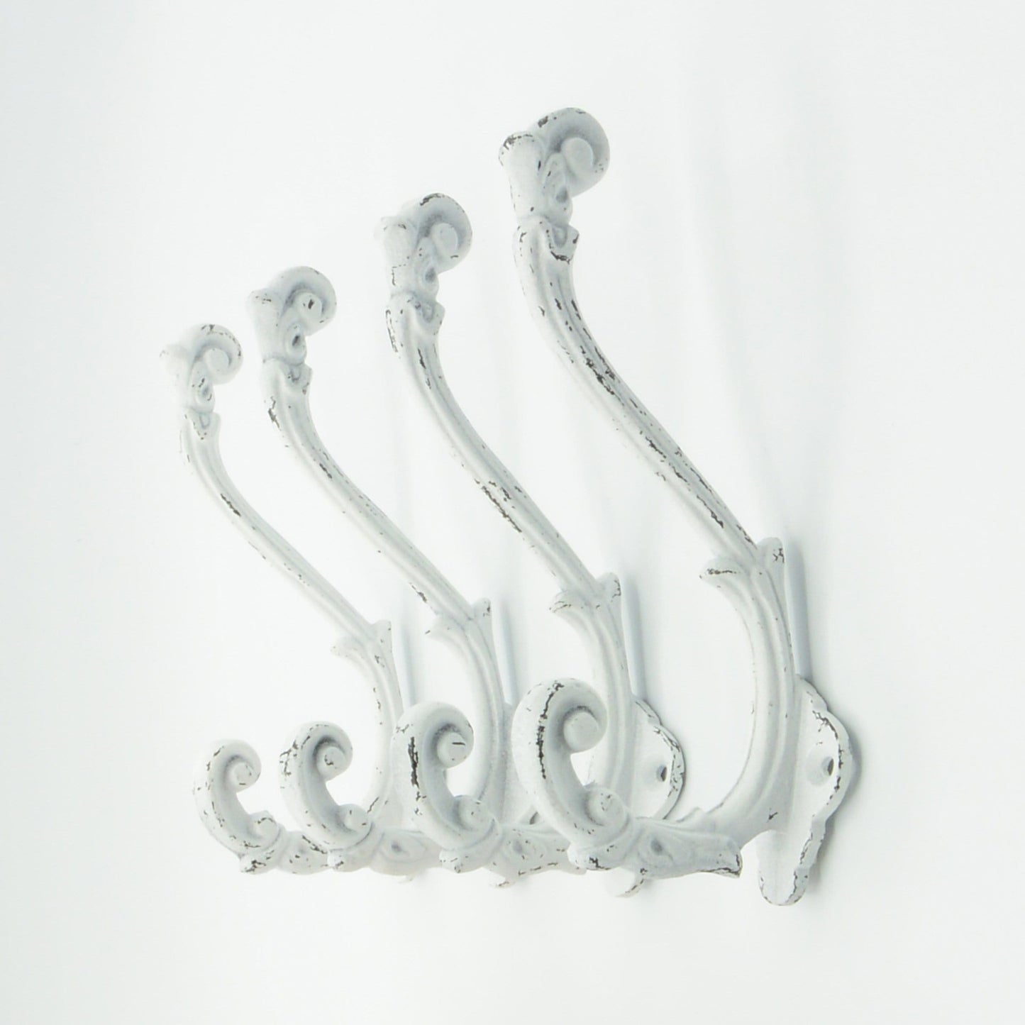 French Slender Cast Iron Wall Hooks