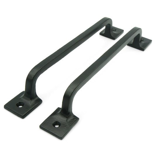 Squared Base Cast Iron Handles (Set of 2)